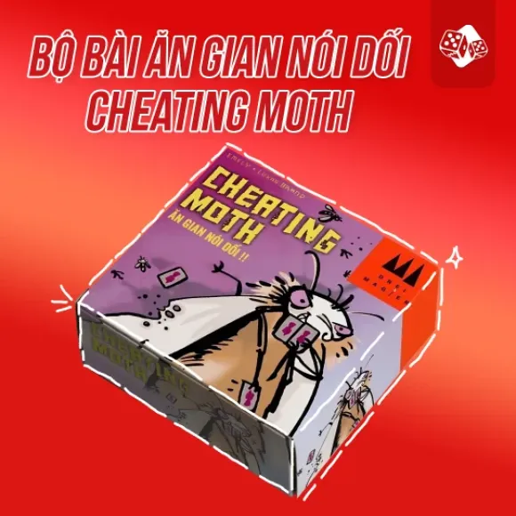 Bộ Bài Ăn Gian Nói Dối Cheating Moth Phiên Bản Việt Hoá TOPBOARDGAME