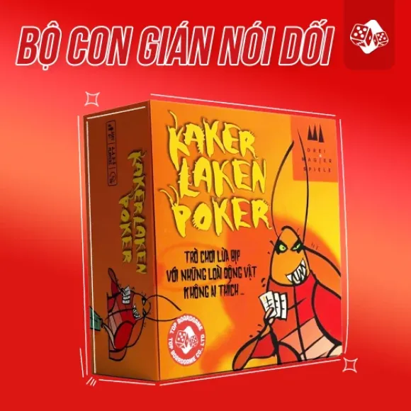 Bài Con Dán Nói Dối bản việt hóa Hottrend giấy cứng 64 lá TOPBOARDGAME